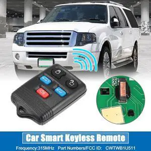 5 Button Car Keyless Entry Remote Control Replacement Key Fob Proximity Smart Fob CWTWB1U511 for Ford Expedition 2003-2010 315MHz