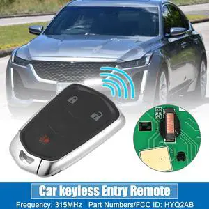 3 Button Car Keyless Entry Remote Control Replacement Key Fob Proximity Smart Fob HYQ2AB for Cadillac SRX 2015-2016 315MHz