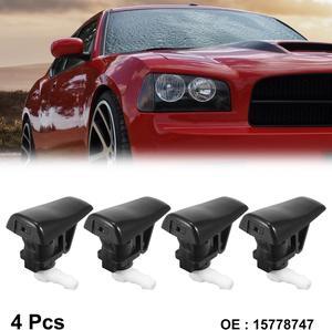 4pcs Car Front Windshield Washer Nozzles for Cadillac CTS 2003-2007 for Cadillac STS 2005-2011 for Cadillac SRX 2004-2009 Replaces 15778747
