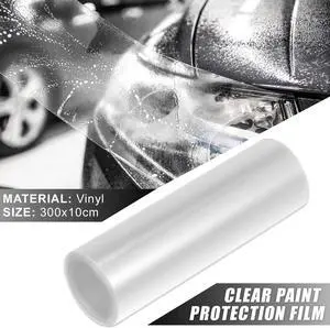 Clear Vinyl Wrap Sheet Car Paint Protection Film Cover Decal Scratch Resistant Self Adhesive Sticker Universal 4"x118"