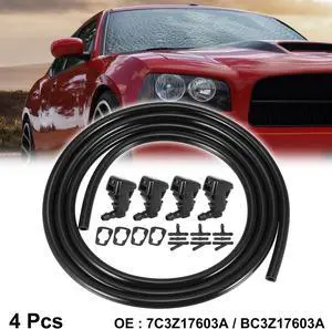 4pcs Car Front Windshield Washer Nozzles Kit for Ford F-250 F-350 F-450 F-550 2008-2010 7C3Z17603A