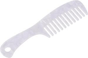 1 Pcs Hair Comb Wide Tooth, Anti-Static, for Thick, Curly Hair, Hair Care, Detangling Comb, for Wet and Dry White