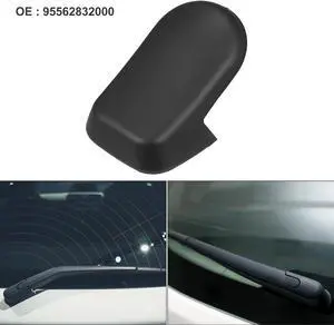 Rear Windshield Wiper Arm Cover Cap Fit for Porsche Cayenne - Pack of 1 Black