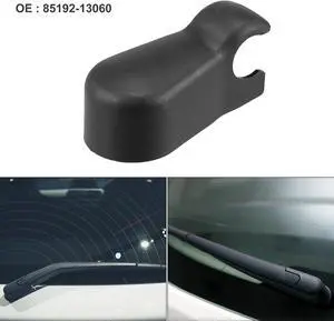 Rear Windshield Wiper Arm Nut Cover Cap Fit for Toyota 4Runner Corolla - Pack of 1 Black