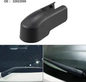 Rear Windshield Wiper Arm Nut Cover Cap Fit for Jeep Renegade - Pack of 1 Black