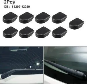 Rear Windshield Wiper Arm Nut Cover Cap Fit for Toyota Rav4 Tacoma - Pack of 9 Black