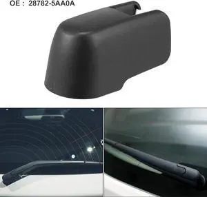 Rear Windshield Wiper Arm Nut Cover Cap Fit for Nissan Murano Platinum - Pack of 1 Black