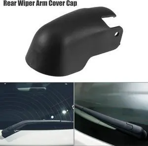 Rear Windshield Wiper Arm Nut Cover Cap Fit for Fiat Panda 169 - Pack of 1 Black
