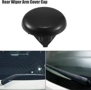 Rear Windshield Wiper Arm Nut Cover Cap Fit for Dodge Caravan - Pack of 1 Black