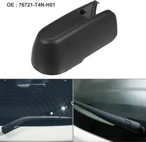 Rear Windshield Wiper Arm Nut Cover Cap Fit for Honda HR-V - Pack of 1 Black