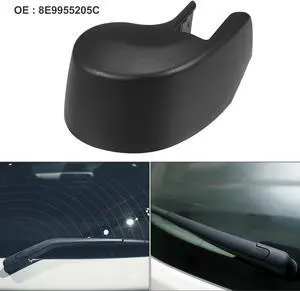 Rear Windshield Wiper Arm Nut Cover Cap Fit for Audi A3 - Pack of 1 Black