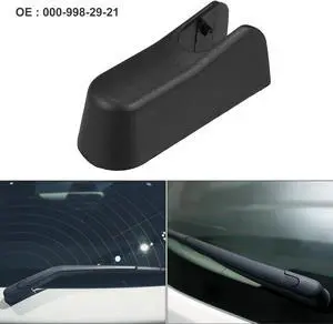 Rear Windshield Wiper Arm Nut Cover Cap Fit for Mercedes-Benz GL 320 - Pack of 1 Black