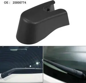 Car Rear Windshield Wiper Arm Nut Cover Cap Fit for Buick Enclave - Pack of 1 Black