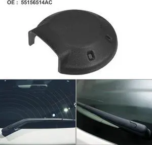 Rear Windshield Wiper Arm Nut Cover Cap Fit for Jeep Grand Cherokee - Pack of 1 Black