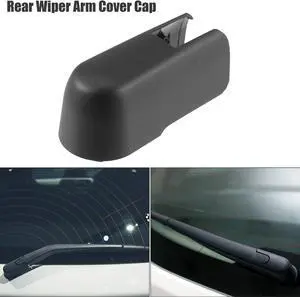 Rear Windshield Wiper Arm Nut Cover Cap Fit for Mitsubishi ASX Outlander - Pack of 1 Black