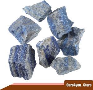 1 Set Bulk Rough Stones Lapis Lazuli Natural Stones Mix Large Raw Bulk Faux Crystal for Lapidary, Tumbling, Fountain Rocks, Decoration, Polishing