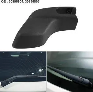 Car Rear Windshield Wiper Arm Cover Cap Fit for Volvo V40 - Pack of 1 Black