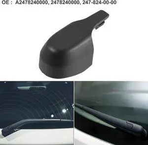 Car Rear Windshield Wiper Arm Cover Cap Fit for Mercedes-Benz GLA250 - Pack of 1 Black