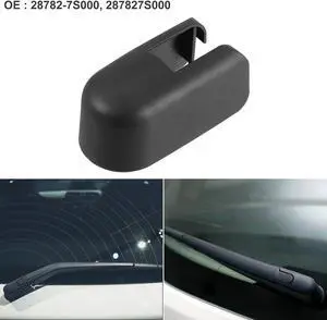 Car Rear Windshield Wiper Arm Cover Cap Fit for Nissan Armada - Pack of 1 Black