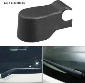 Rear Windshield Wiper Arm Nut Cover Cap Fit for Land Rover LR2 - Pack of 1 Black