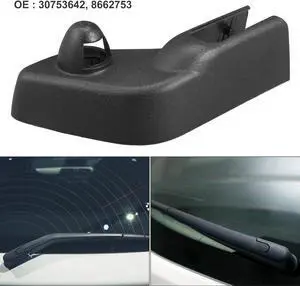 Rear Windshield Wiper Arm Nut Cover Cap Fit for Volvo V70 - Pack of 1 Black