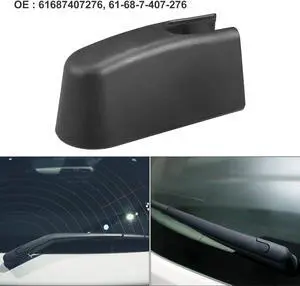 Rear Windshield Wiper Arm Nut Cover Cap Fit for BMW X3 - Pack of 1 Black