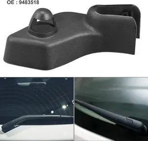 Rear Windshield Wiper Arm Nut Cover Cap Fit for Volvo V70 XC - Pack of 1 Black