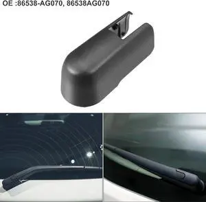Car Rear Windshield Wiper Arm Cover Cap Fit for Subaru Crosstrek - Pack of 1 Black