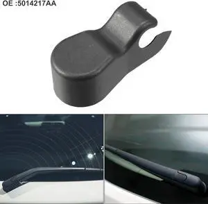 Car Rear Windshield Wiper Arm Cover Cap Fit for Jeep Grand Cherokee - Pack of 1 Black