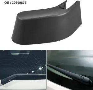 Rear Windshield Wiper Arm Nut Cover Cap Fit for Volvo XC90 3.2L - Pack of 1 Black