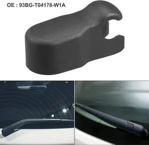 Rear Windshield Wiper Arm Nut Cover Cap Fit for Ford C-Max - Pack of 1 Black