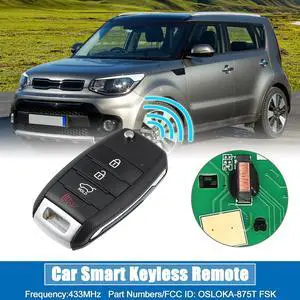 Car Keyless Entry Remote Control Key Fob OSLOKA-875T for Kia Soul 2014-2019