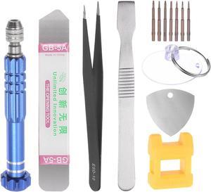 13pcs Electronics Repair Kit Multifunctional Mini Screwdriver Set Opening Pry Tool for Phone Watch Eyeglasses Laptop Repair