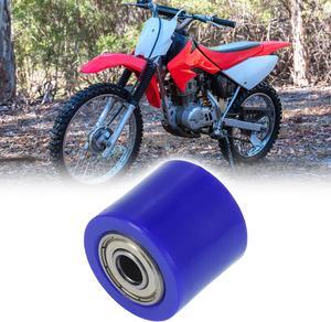 8mm Chain Pulley Roller Slider Wheel Guide for Motorcycle Street Bike ATVs Blue