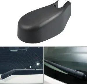 Rear Windshield Wiper Arm Nut Cover Cap Fit for Ford Focus MK2 - Pack of 1 Black