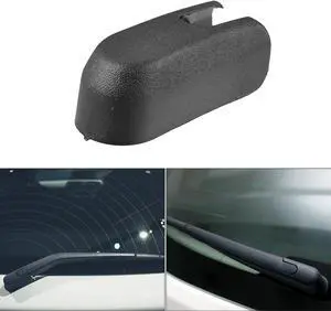Rear Windshield Wiper Arm Nut Cover Cap Fit for Mazda 3 - Pack of 1 Black