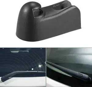 Rear Windshield Wiper Arm Nut Cover Cap Fit for Honda Civic 3dr Si - Pack of 1 Black