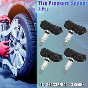 4pcs 529332F000 Tire Pressure Monitoring System Sensor TPMS Sensor 315MHz for Hyundai