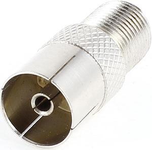 Coaxial Cable Connector, PAL Female to F Type Female Jack RF Coax Adapter TV Cable Converter, Coax rf Extension Jack Plug Couplers for Antenna CATV TV FM