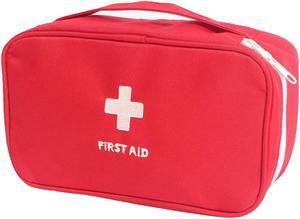 Outdoor Travel Sport Camping Hiking Medic Emergency First Aid Empty Kit Storage Bag Red