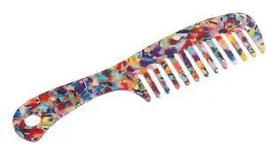 1 Pcs Hair Comb Wide Tooth, Anti-Static, for Thick, Curly Hair, Hair Comb, Detangling Comb, for Wet and Dry Multicolor 1 Pcs Hair Comb Wide Tooth, Anti-Static, for Thick, Curly Hair, Hair Comb, Detangling Comb, for Wet and Dry Multicolor
