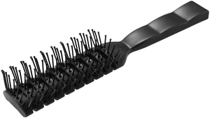 Grid Hair Brush, Shower Detangler Need to Vent Detangling Brush, PP Black Grid Hair Brush, Shower Detangler Need to Vent Detangling Brush, PP Black