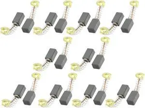 Unique Bargains 10 Pair Power Tool Replacement 999021 Carbon Brush 13x7.4x6.4mm for Hitachi