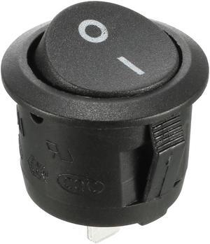 AC250V/10A 125V/12A 2 Terminal SPST 2 Position Boat Rocker Switch UL Listed