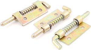 3pcs Mini Right-handed Door Window Spring Loaded Lock Barrel Bolt Latch Catch