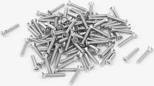 Unique Bargains M2x12mm 304 Stainless Steel Phillips Flat Countersunk Head Machine Screws 100pcs