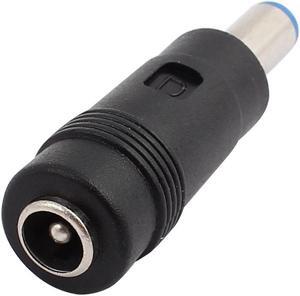 2.1mm x 5.5mm DC Power Coupler Male to Female Connector Black
