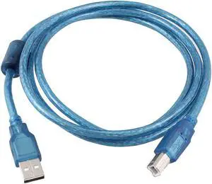 Unique Bargains Unique Bargains 1.4M Length USB 2.0 Type A Male to Type B Male M/M Printer Data Cable Cord