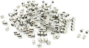 Unique Bargains 100pcs 5 x 20mm Low Breaking Fast Blow Glass Tube Fuses 250V 3A