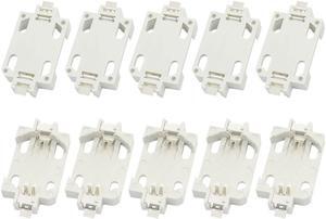 Unique Bargains 10pcs Plastic Housing CR2032 SMD Lithium Cell Button Battery Holder Socket
